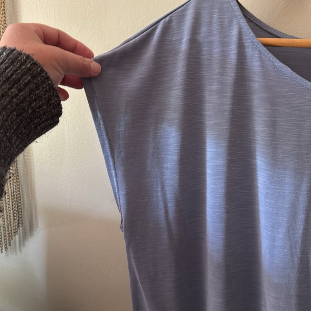 🌤️💙🦋Casual Blue Women's Top - Picture 4 of 4